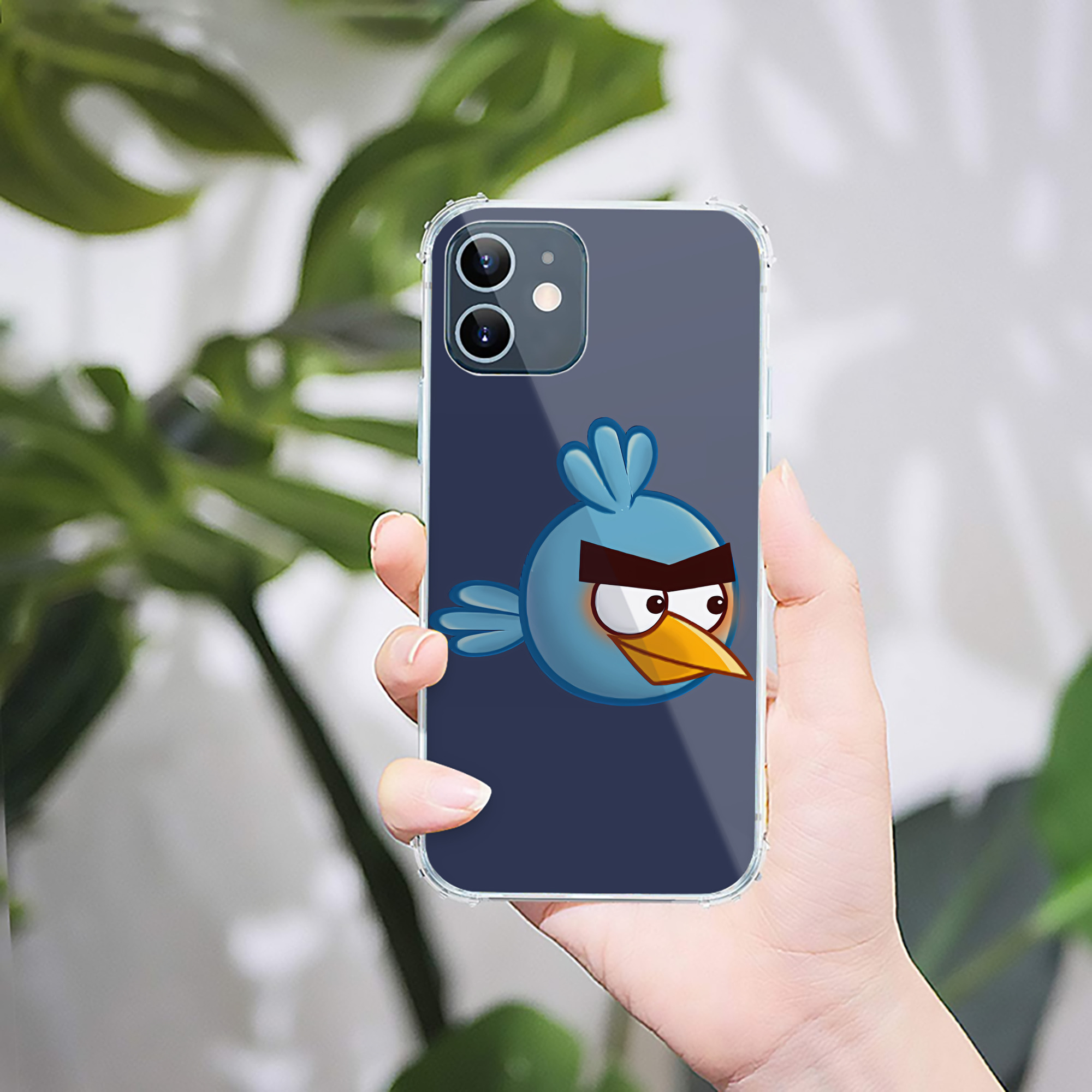 （画像用） Angry Birds アングリーバード 【iPhone 12シリーズ対応】透明スマホケース（クリアソフトケース）
